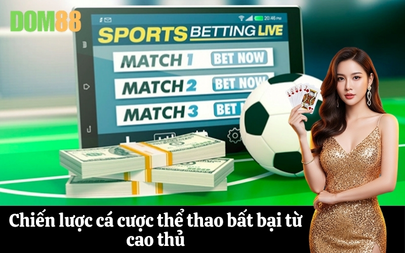 Chiến lược cá cược thể thao bất bại từ cao thủ